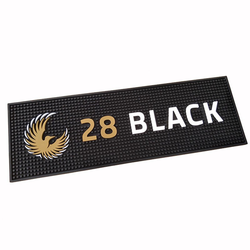 Factory Rubber Soft PVC Bar Mat Anti Slip Beer Mat Logo Mat