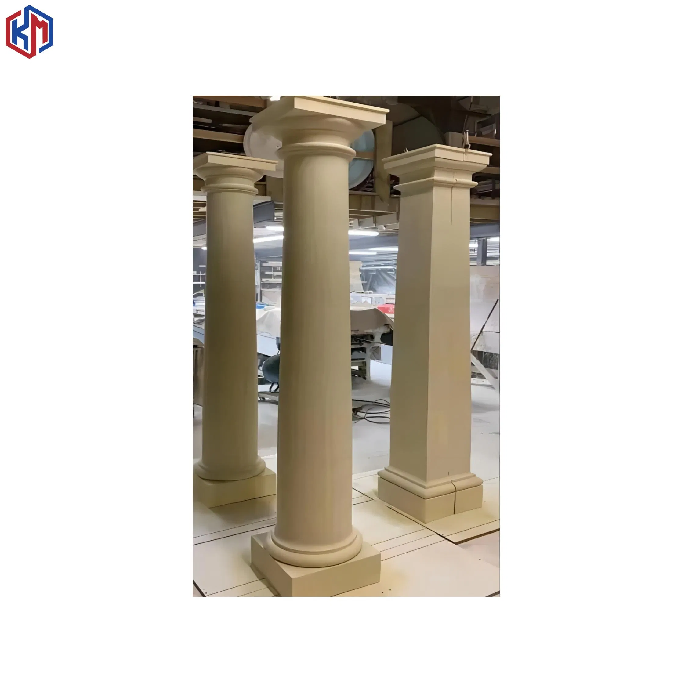Factory Wholesale GRP Grc Cement Fluted Pilaster Column Pillar