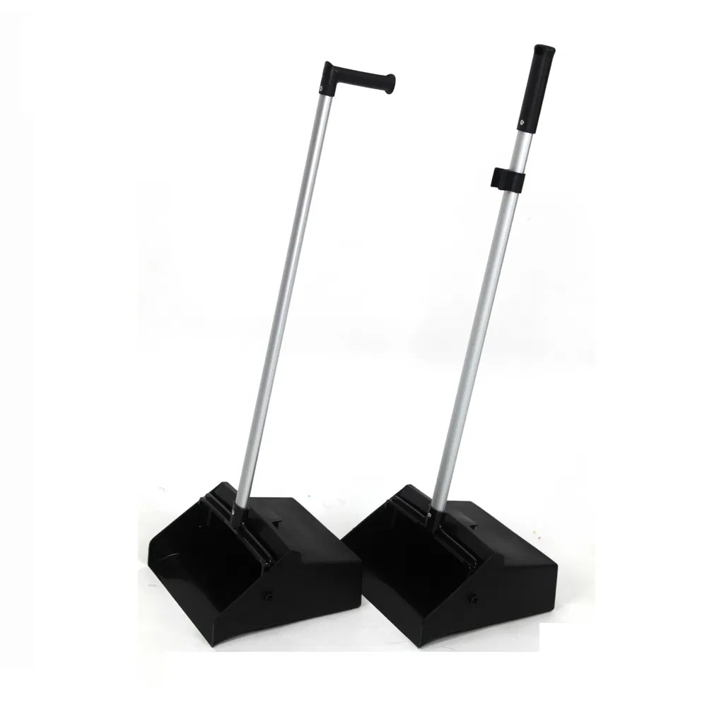 New Plastic Lobby Dustpan Broom with Long Handle Windproof Dustpan Brush