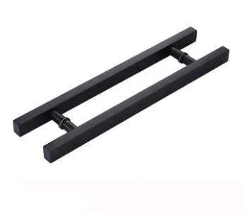 Sliding Entrance Long Square Tube Lever Stainless Steel Push Pull Door Handle