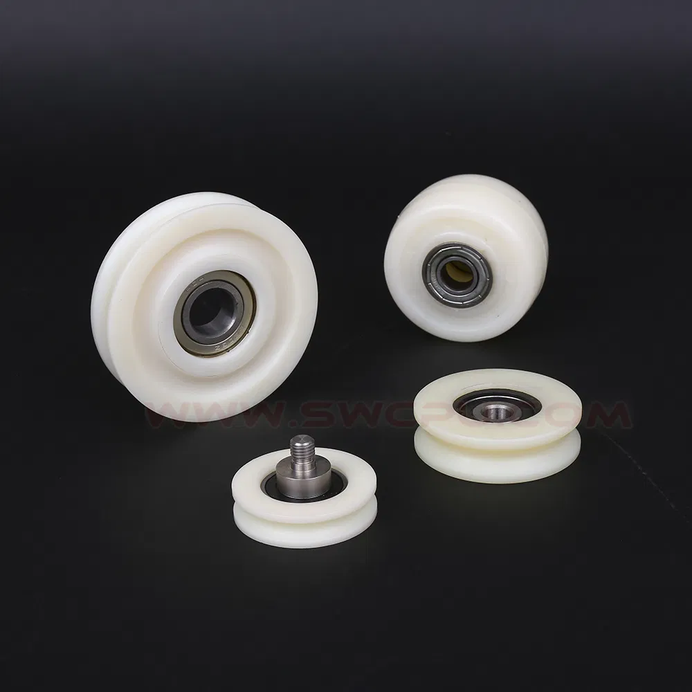 Custom Made Wear Resistant POM Wheel Sliding Roller with Bolt