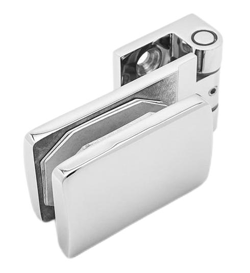 2024 Design Heavy Duty Swivel Pivot Adjustable Bisagras OEM Bathroom Shower Enclosure Hardware Patch Fitting Heavy Duty Wall-Mount Glass Hinge