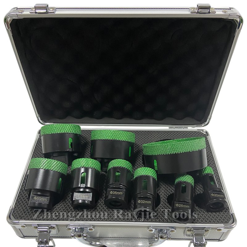 Popular Matrix M14 Diamond Hole Saw Drilling Bit Vacuum Brazed Diamond Core Bit Tiles Diamond Crowns for Porcelain Tiles