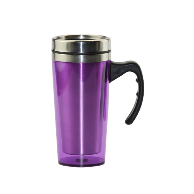 Travel Mug with Handle Travel Mugs for Hot and Cold Double-Wall Vacuum Stainless Steel
