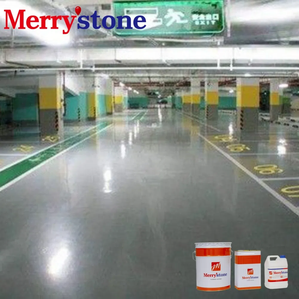 Color-Enhancing Sealant Hardener Floor Paint for Showroom Floors