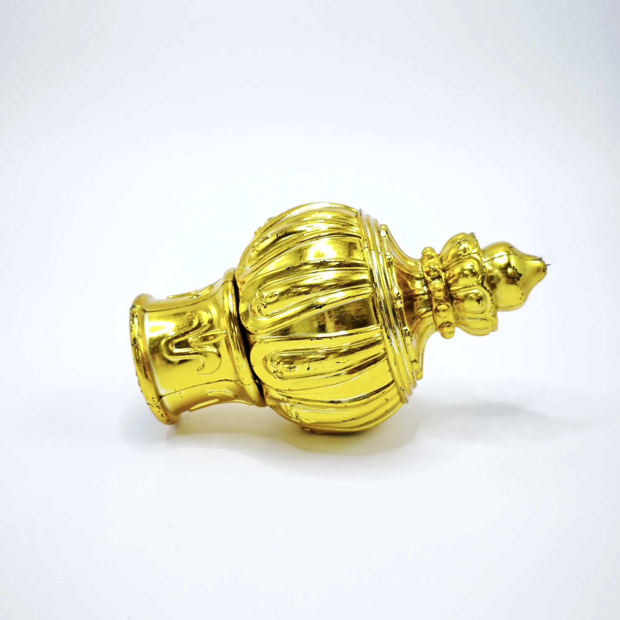 Factory Price Curtain Rod Accessories Plastic China Window Cheap Curtain Finials