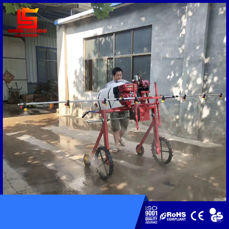 Gasoline Self-Propelled Boom Sprayer Small Agricultural Spraying Machine Wheat Rice Corn Crop Vegetables Fruit Tree Mist Sprayer