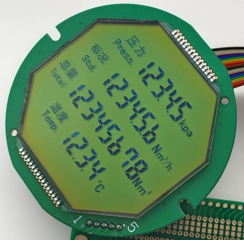 Stn Positive Display Reflection 7-Segment LCD Screen