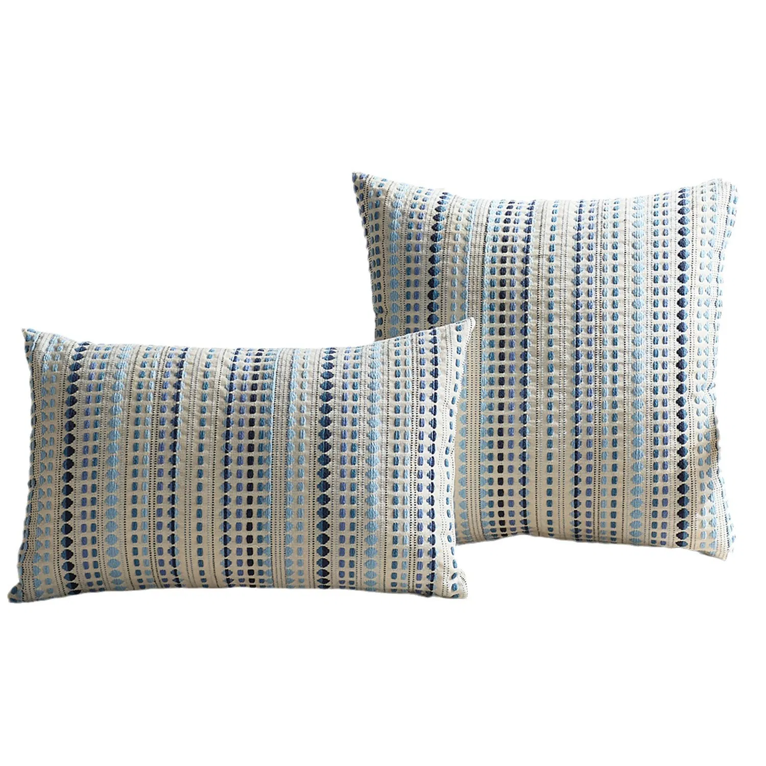 Wholesale Custom Jacquard Square Cushion Cover Home Sofa Decoration Color Weaving Throw Pillow Cover