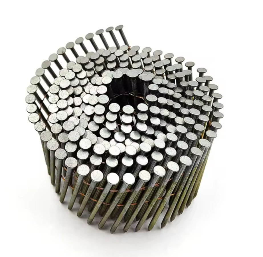 Гальванизированные кровельные гвозди в катушке