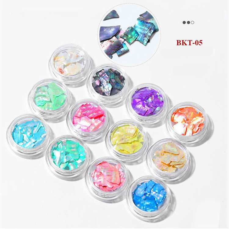 New Nail Jewelry Decoration Natural Shellfish Abalone Fragments