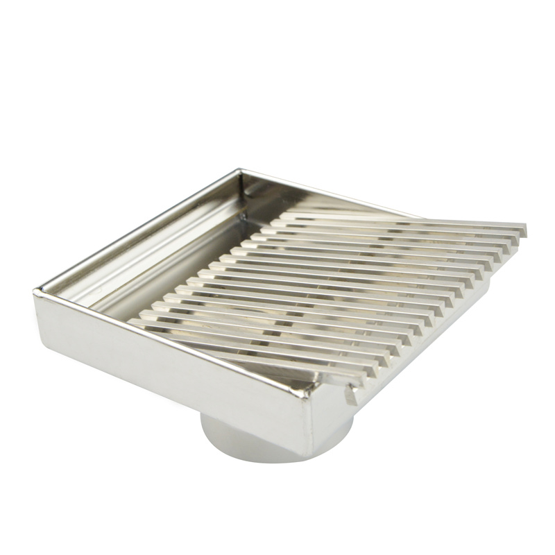Stainless Steel 304 Wedge Wire 4 Inch Square Drain Shower
