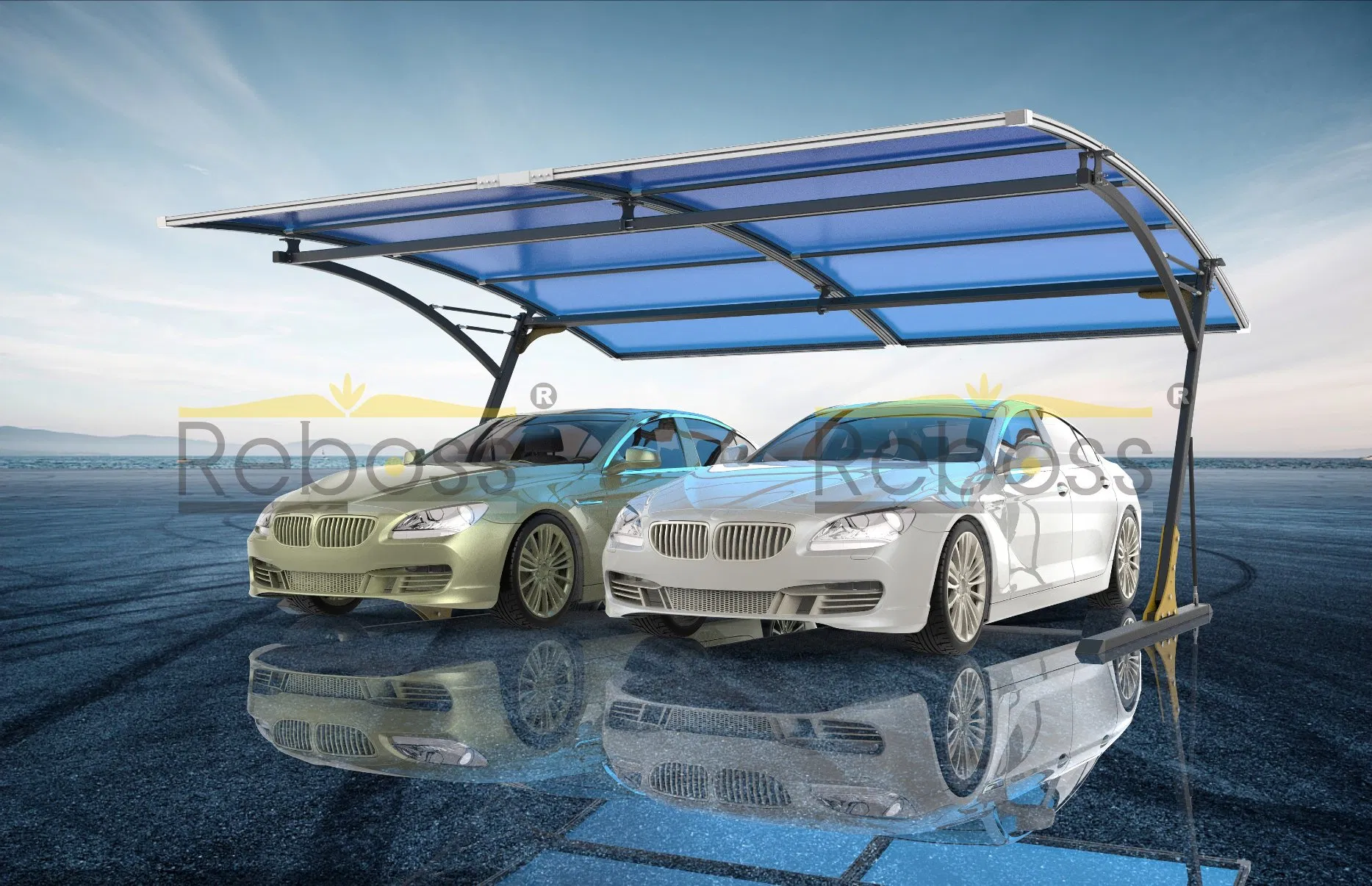 Discount Fancy Double Carport with High Quality Chinese Manufacturer