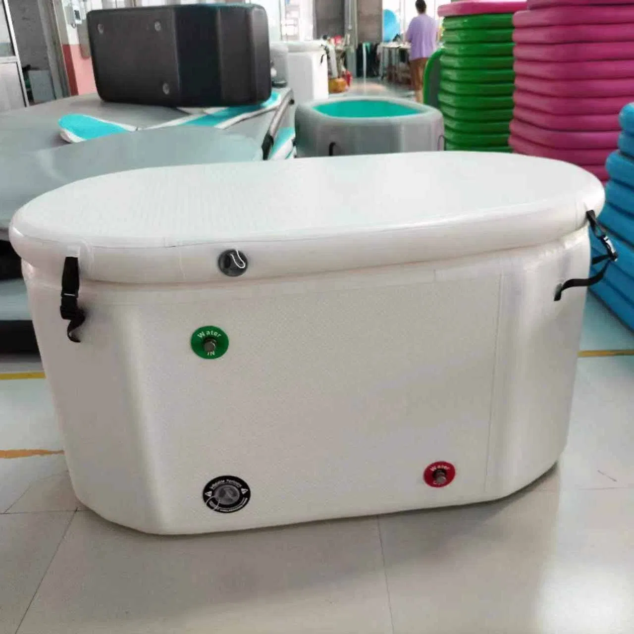 Athlete SPA Portable PVC Cold Plunge Ice Bath with Chille