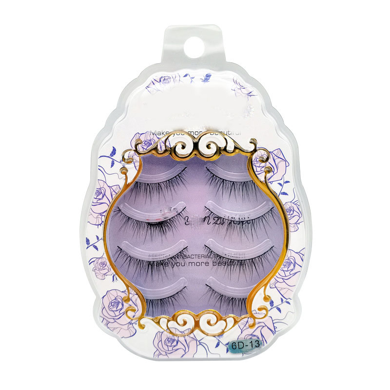Factory Price 4-Pack Natural Soft Full False Eyelashes