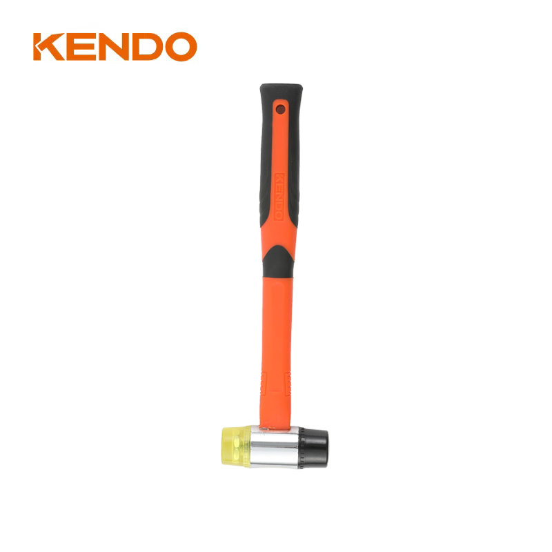 Kendo 2 Way Mallet with Ergonomic Fibreglass Handle Enhanced on Grip Comfort