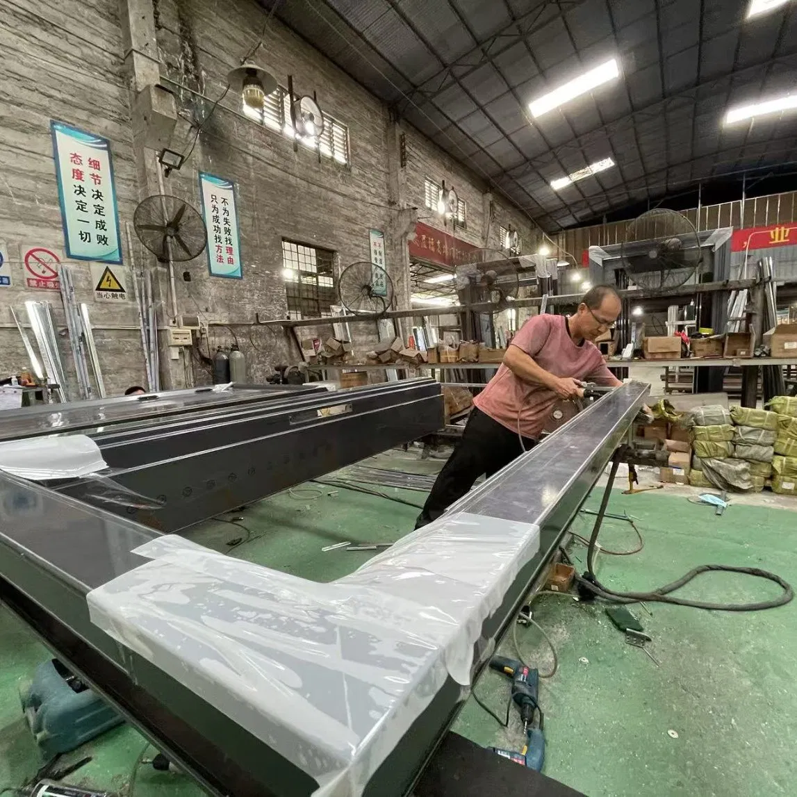 Алюминиевая садовая калитка с защитой