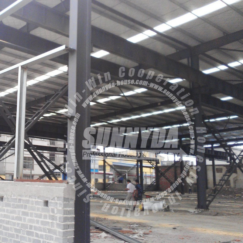 Billboard Steel Structure Design Prefab House for Sale