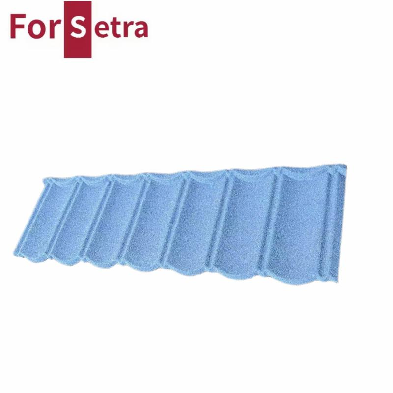 Tunisia Zinc Color Coated Corrugated Metal Aluminum Roofing Tiles Building Material House Roof