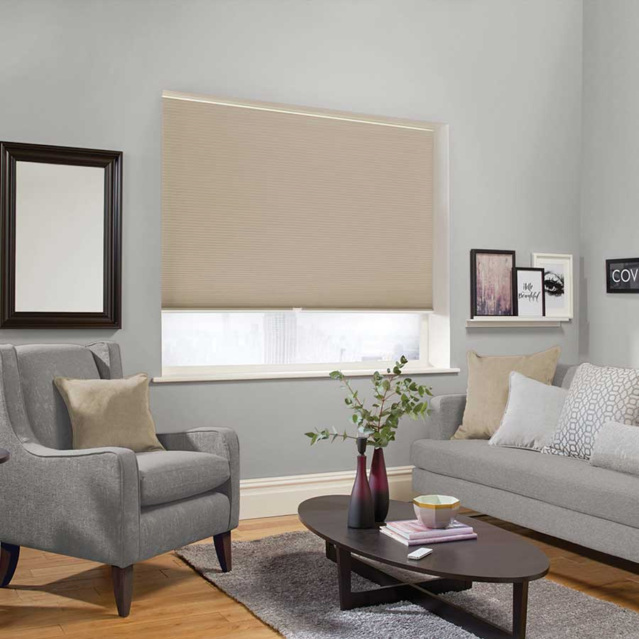 Sisheng UV Resistent Day and Night Honeycomb Blinds by Intelligent Control