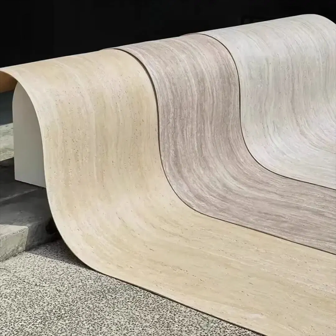 Clay Wall Cladding Mcm Ceramic Tile Bendable Sheet Ripple Board Soft Stone