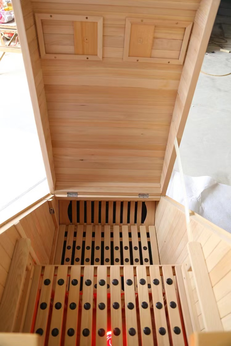 Инфракрасная сауна-купол для одного человека из канадской хемлока