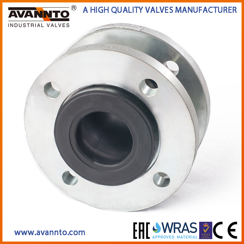 Single Sphere Carbon Steel Zinc Plated Rubber Expansion Joint