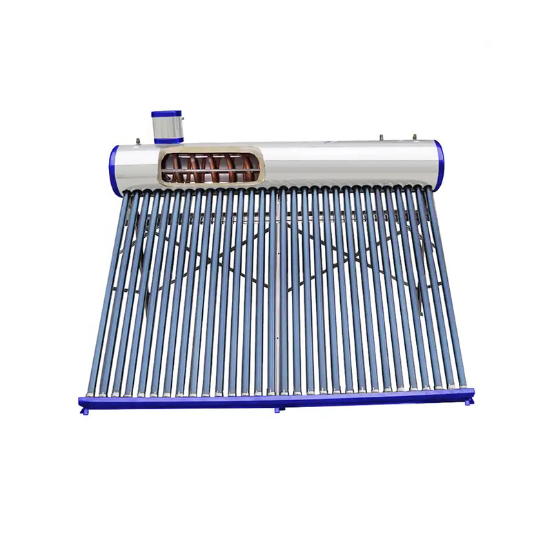 Best Home 150L 200L 240L Integrated Vacuum Tube Coil Solar Water System All Stainless Steel Pressurized Solar Hot Water Heating Heater with Copper Pipe