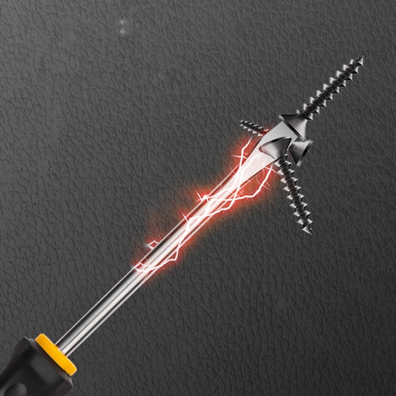 Cr-V Hexagonal Blade and Round Blade Screwdriver or Go Through Screwdriver and Magnetic