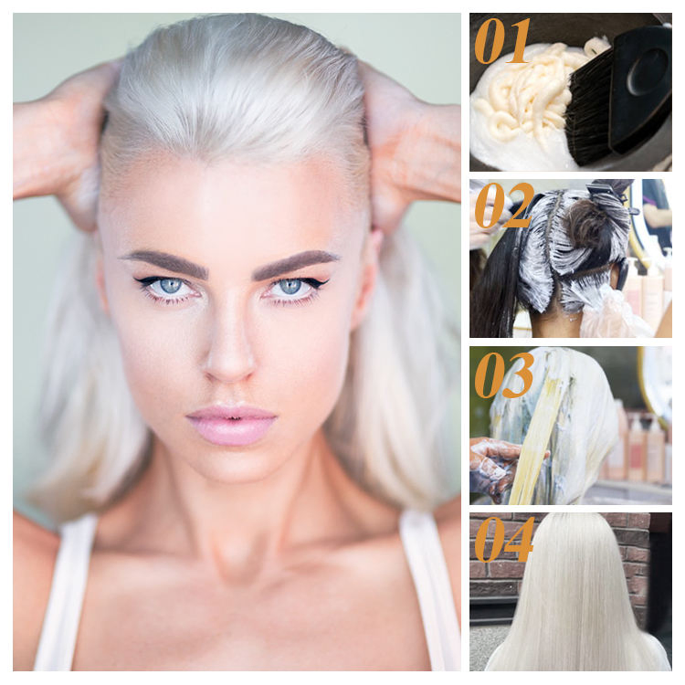 Professional Hair Color Cream Hair Bleaching Cream for Lightener 9 Level