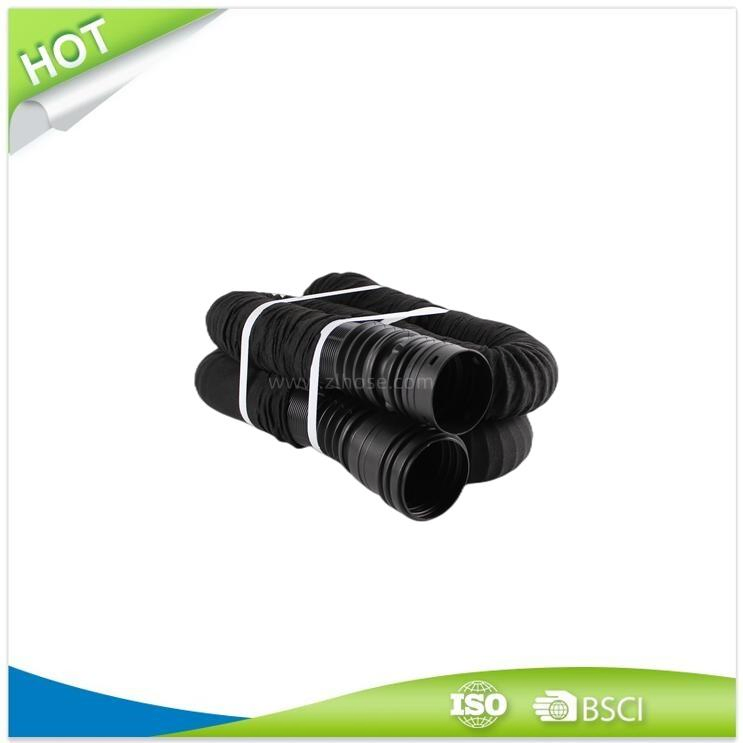 High Quality Flexible and Expandable Drain Pipe Perforated Version with Sock 65mm X 10′ Landscape Pipe