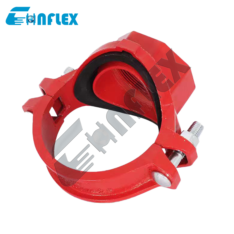 Mech Tee Grooved Outlet Ductile Iron Grooved Mechanical Tee Grooved End