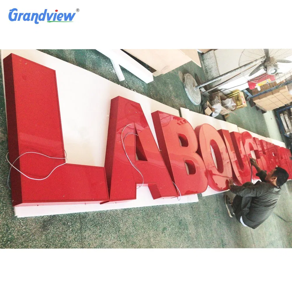 Waterproof Decoration LED Electric Display Letter Signboard 3D Acrylic Channel Letter Sign