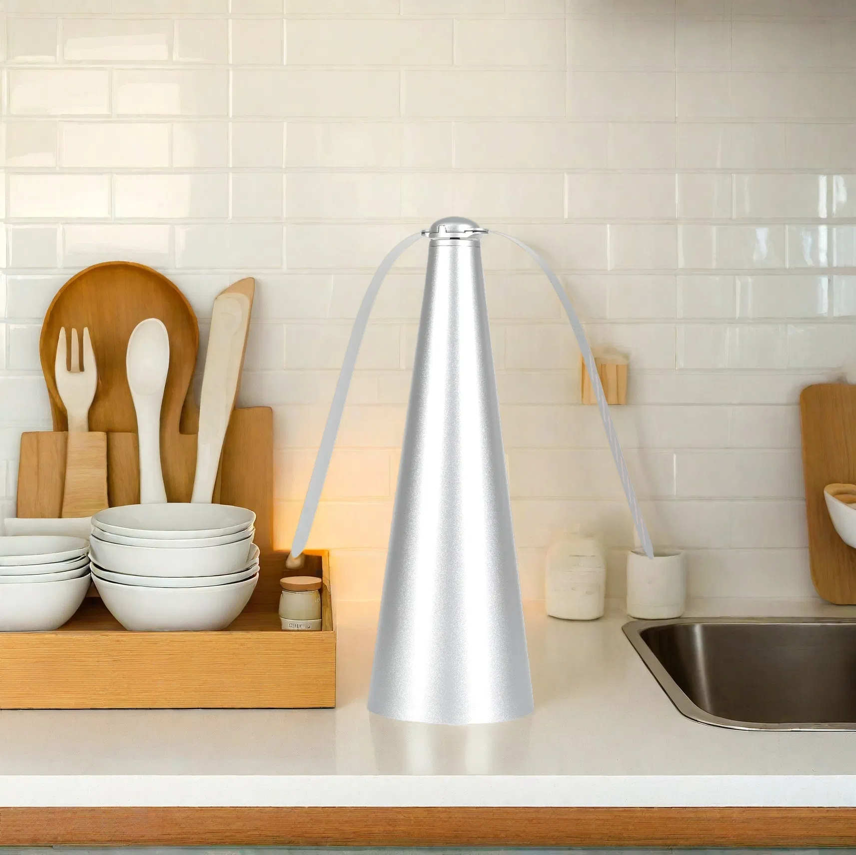 Dual Power Indoor Outdoor Fan with Eco-Friendly Fly Repellent