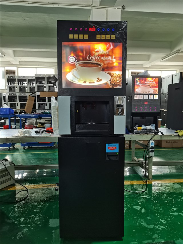 Cappuccino Vending Machine Coffee with Coin Operated Wf1-306b