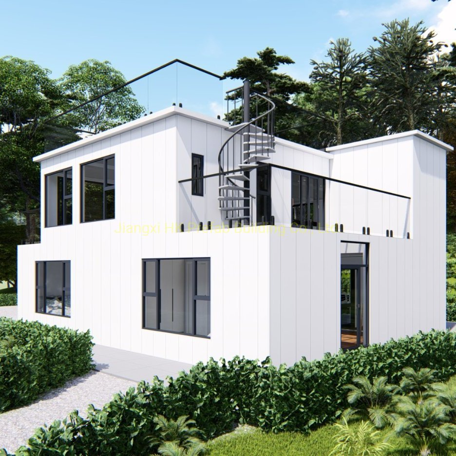 Luxury 4 Bedrooms Modular Prefab Prefabricated Shipping Contaienr Villa/ House/Home.