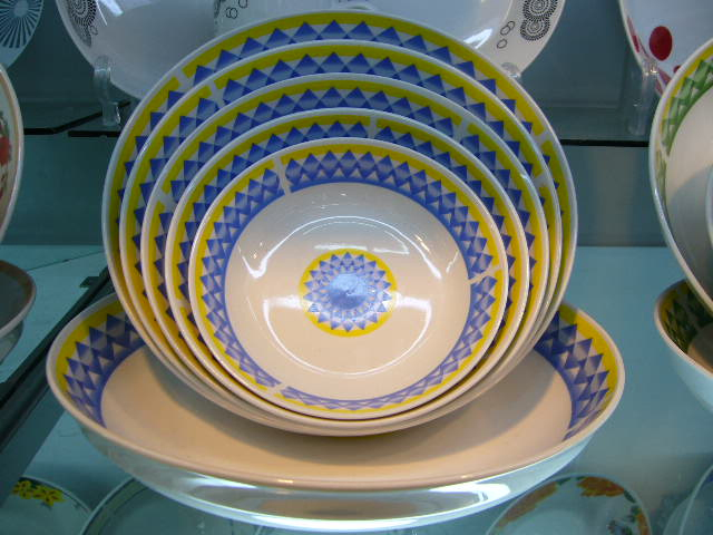 Rice Pasta Fuirt Plate Size 6"-12" Round Decal Porcelain Ceramic Tableware
