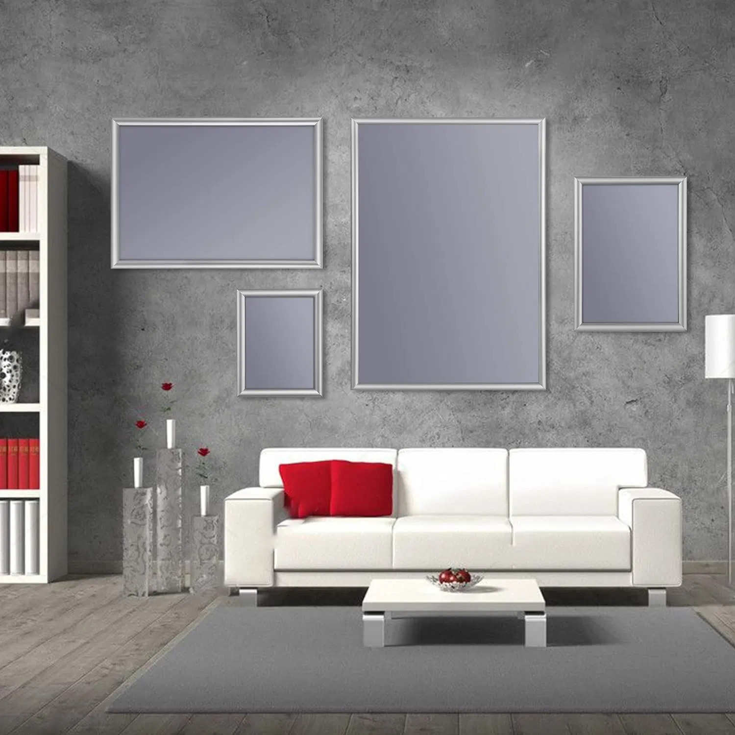 A2 Aluminum Snap Clip Frames Movie Front Loading Poster Frames Advertising