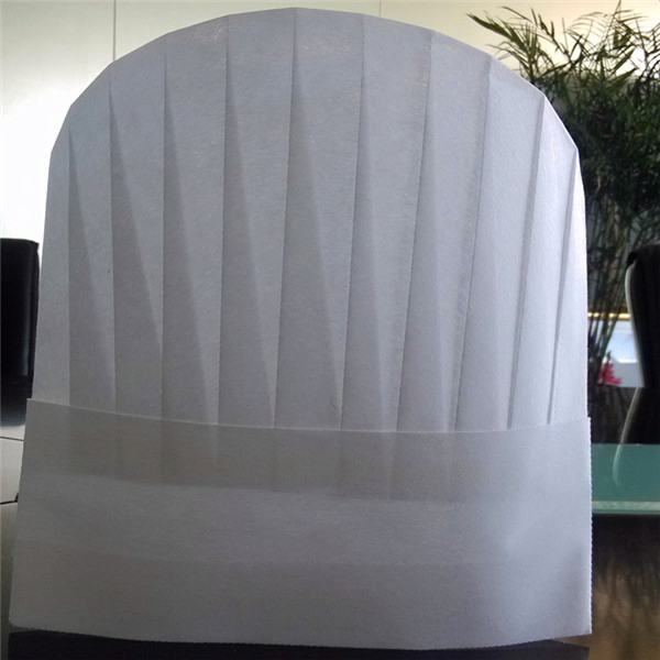 Plant Supply High Quality Disposable Nonwoven Chef Hats for Hotel Use