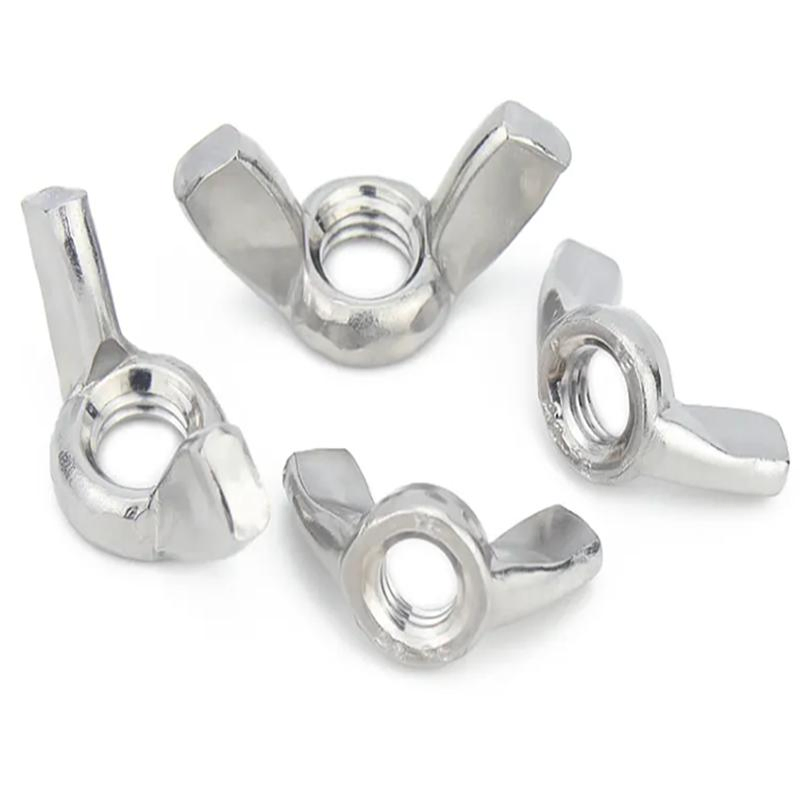 Stainless Steel Butterfly Nuts Manufacturer Production Standard Stainless Steel Wing Nuts