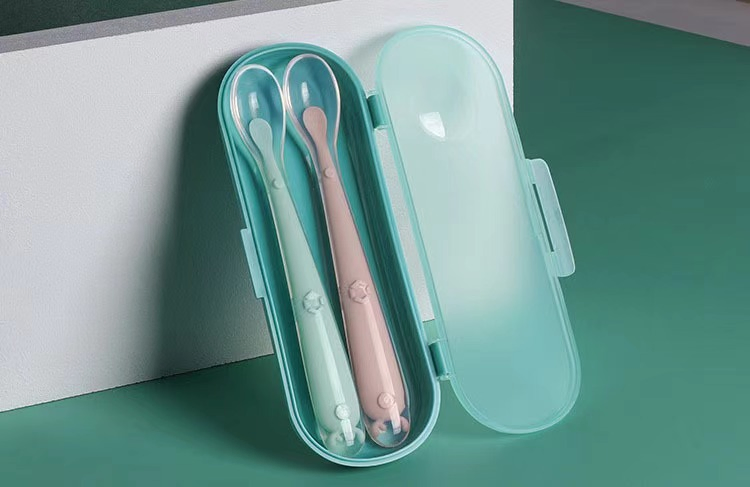 Soft Silicone Baby Spoon for Safe Feeding and Comfort