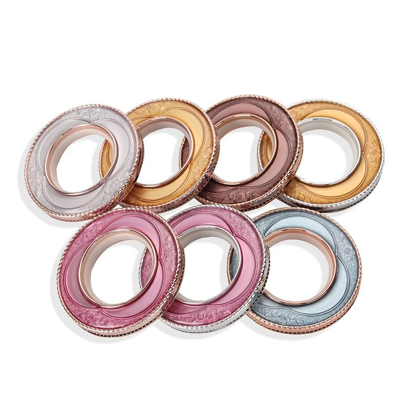 Good Quality Crystal Style Triangle Rose Ring Curtain Accessories