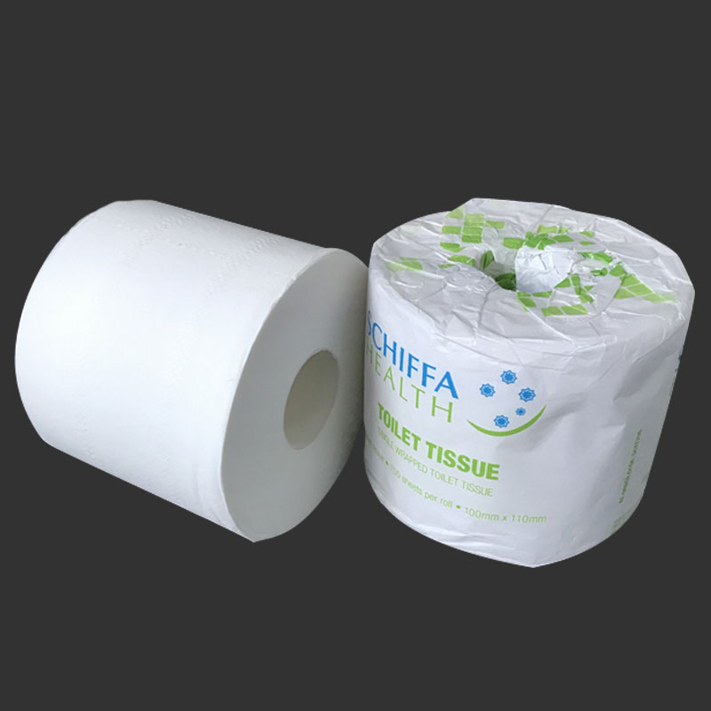 Custom Logo Eco Friendly Water Soluble Toilet Paper 1 Layers Tissue Roll Disposable 2ply Toilet Paper