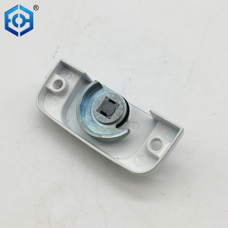 American Zinc Alloy Push-Pull Square Handle Crescent Sliding Door and Window Lock