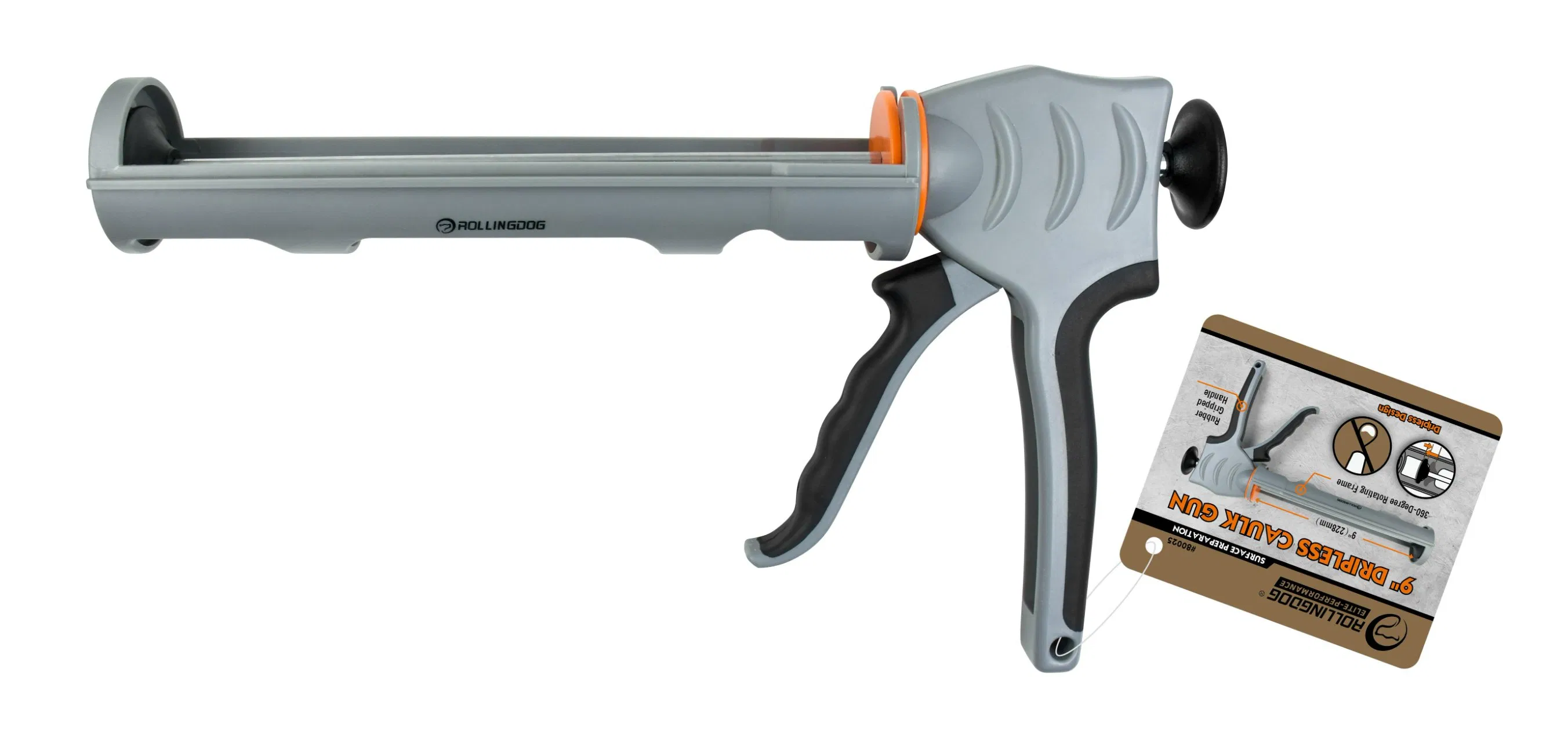 Rolingdog-Standard 80025 9" Super Light Caulking Gun