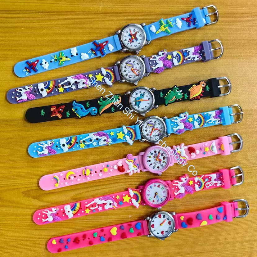 Custom Children Kids 3D Cartoon Gift Watch with Japan Movement