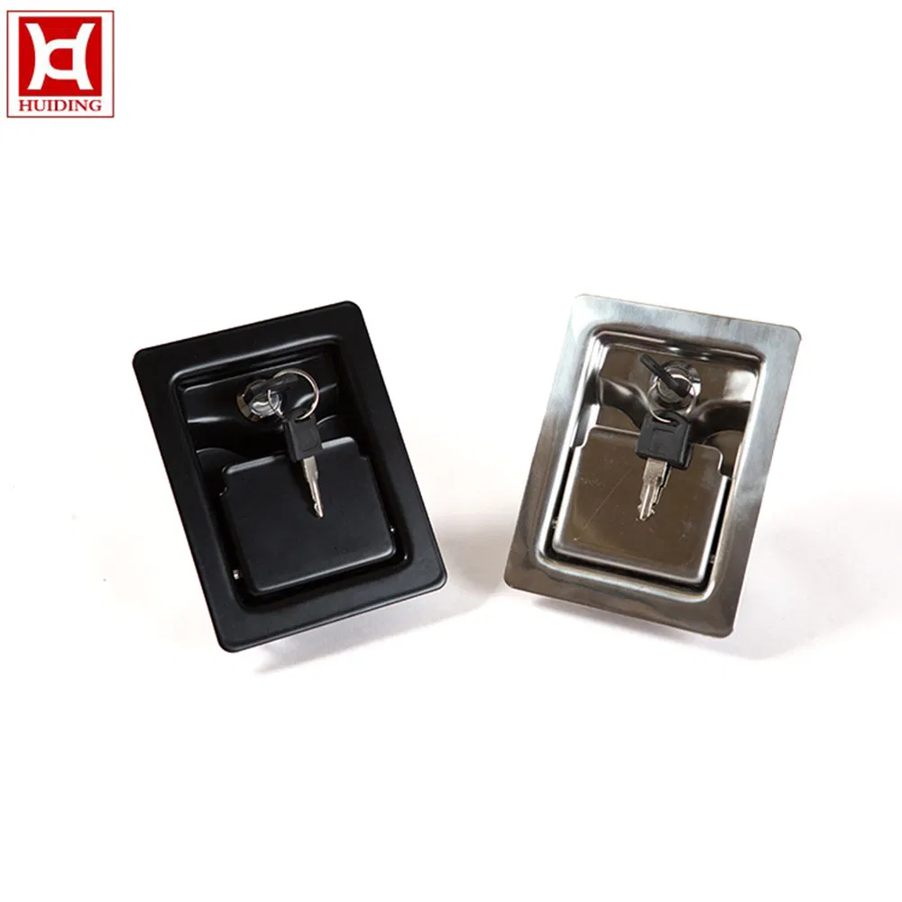Stainless Steel T Bar Truck Handle Cabinet Toolbox Panel Paddle Locks