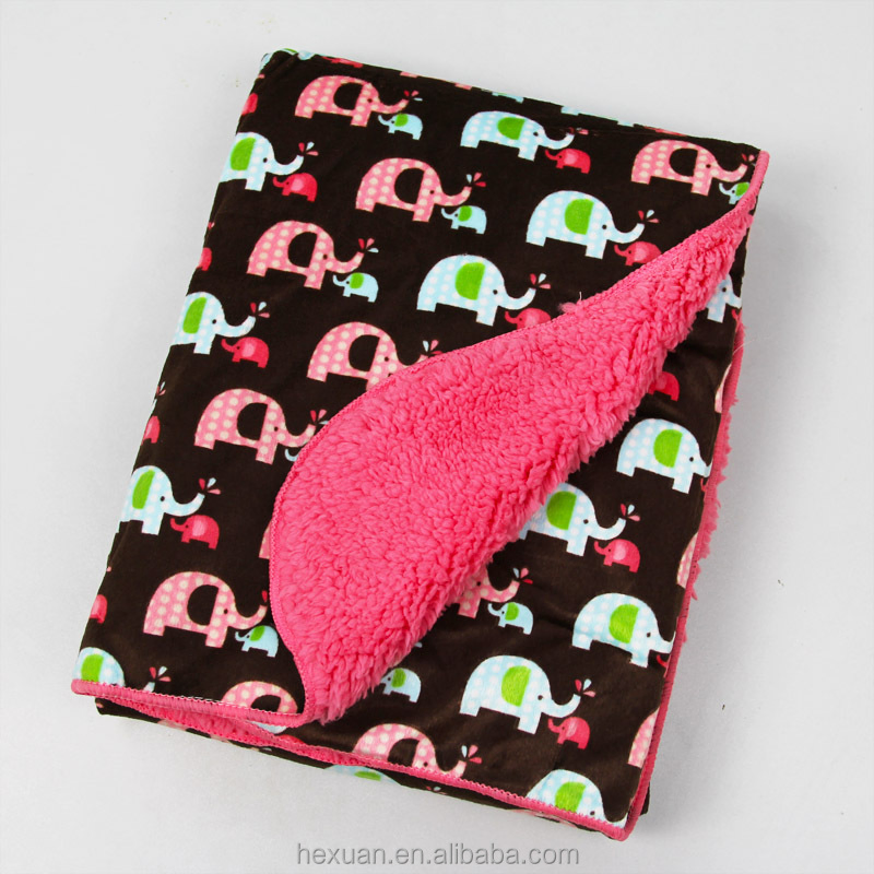 Wholesale Cheap Coral Fleece Baby Blanket, Design Baby Swaddle Blanket Custom Print Blanket