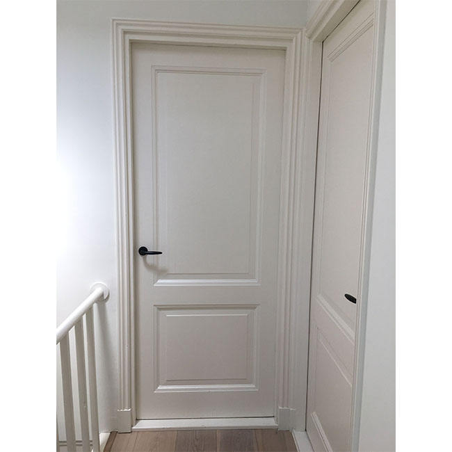 Solid White Prehung Finished WPC PVC Interior Wooddoor MDF Wood Interior Doors