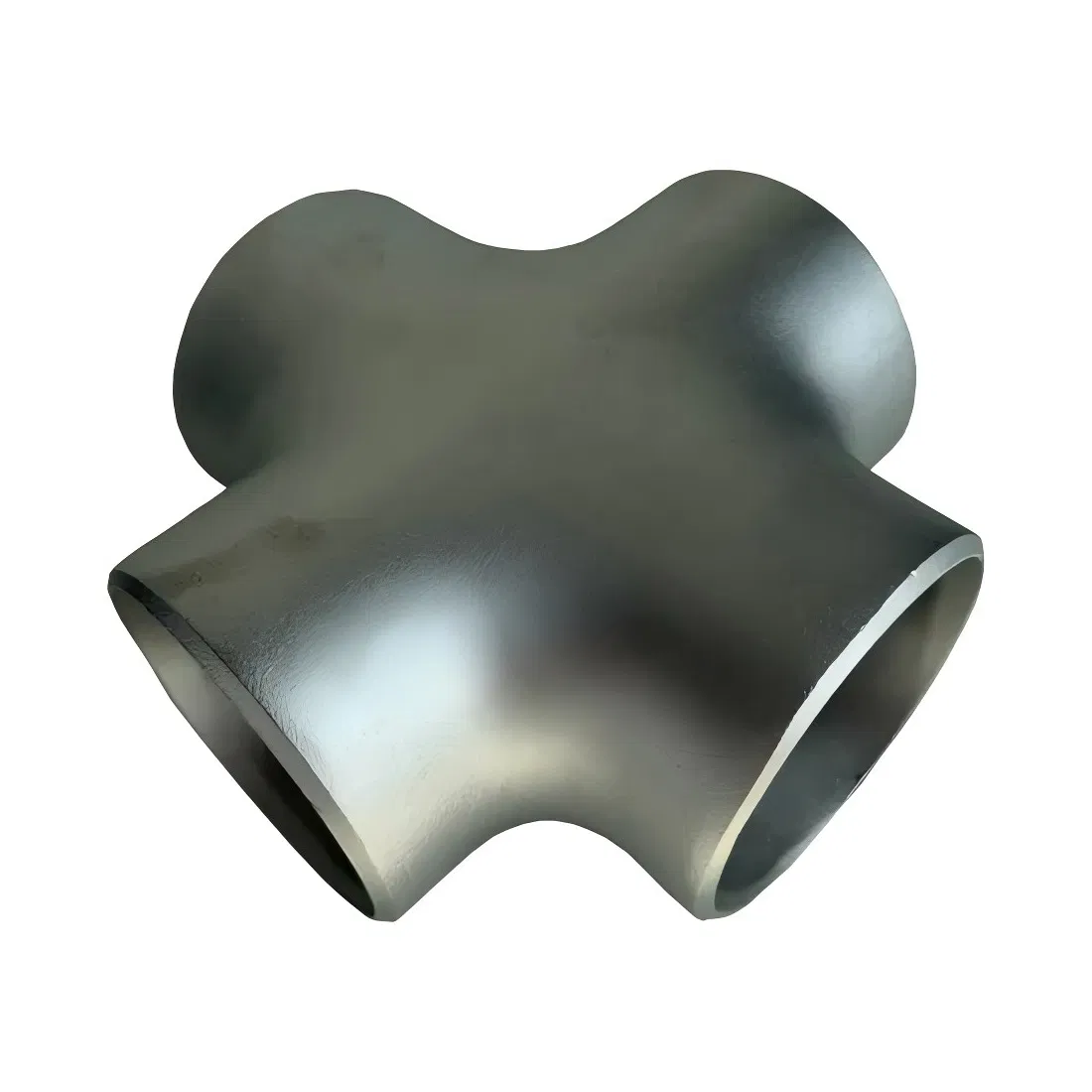 Durable Stainless Steel 4 Way Pipe Fitting for Butt Welding